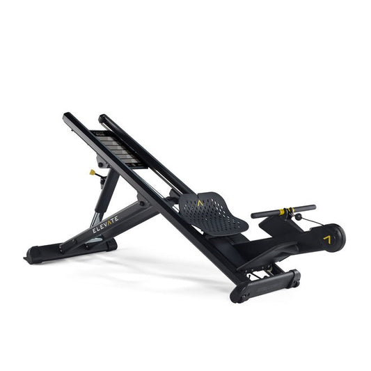 Pulse Fitness Row | Club Line Indoor Rower (Adjustable Elevation) - Exercise Machine - pulse fitness