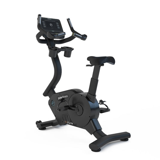 Pulse Fitness U - Cycle | Classic Upright Cycle with 7" Tactile Key Console - Exercise Machine - pulse fitness