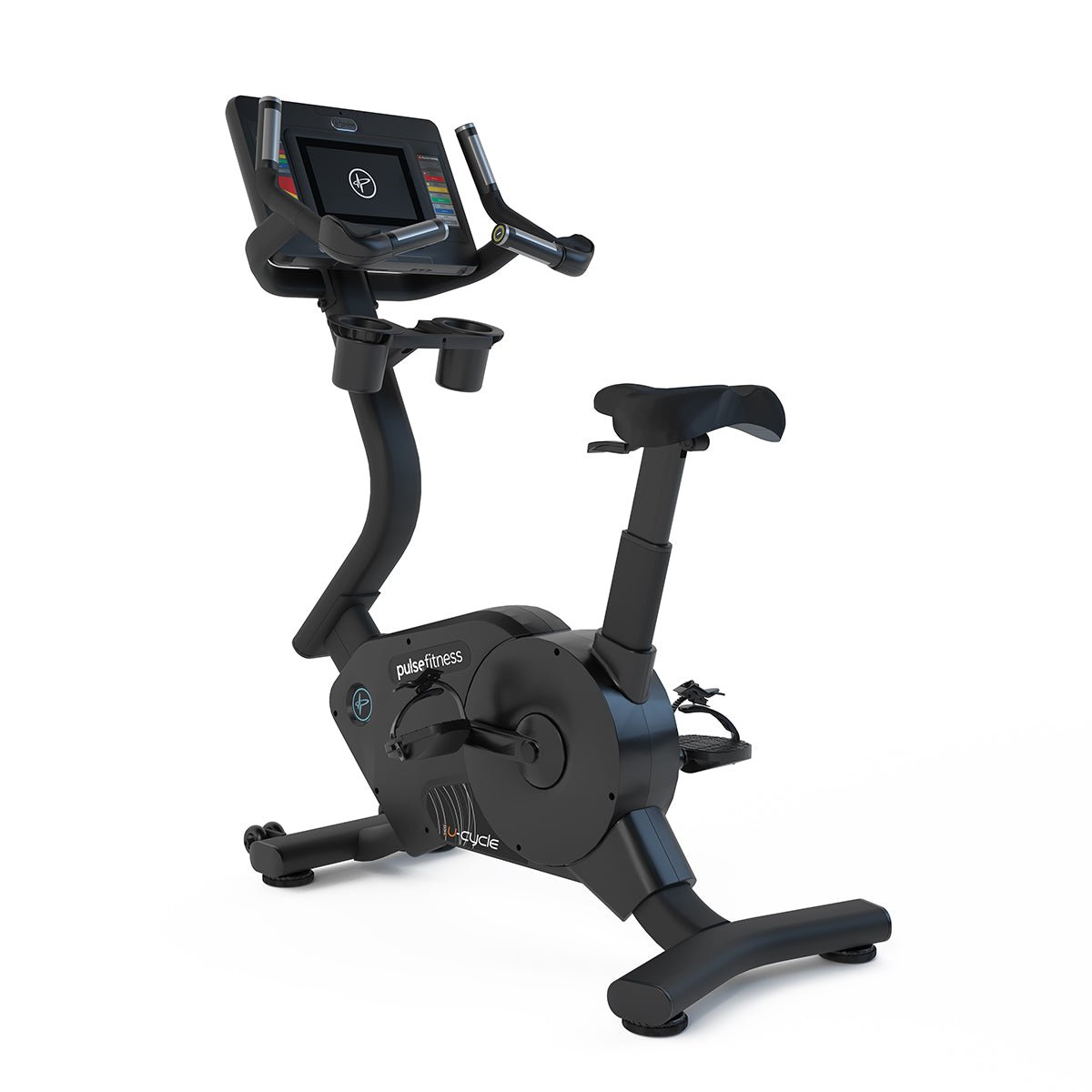 Pulse Fitness U - Cycle | Club Line Upright Cycle with 10.1" Touchscreen Console (NFC Compatible) - Exercise Machine - pulse fitness