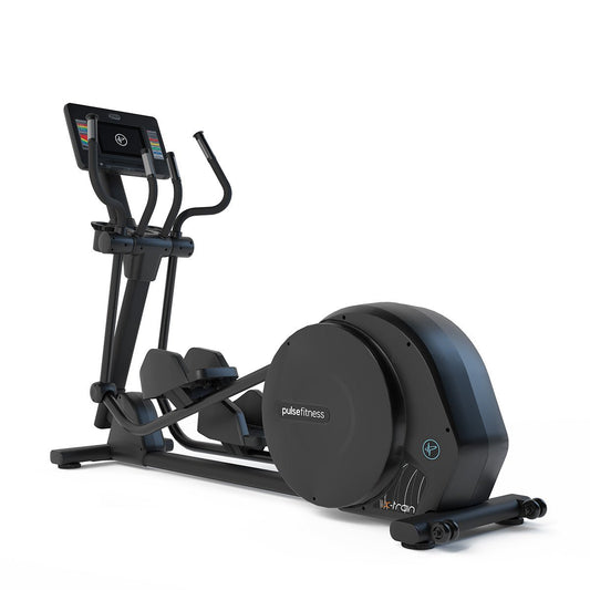 Pulse Fitness X - Train | Club Line Elliptical Cross - Trainer with 10.1" Touchscreen Console Variable Stride (NFC Compatible) - Exercise Machine - pulse fitness