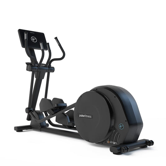 Pulse Fitness X - Train | Premium Elliptical Cross - Trainer with 18.5" Touchscreen Console Variable Stride (NFC Compatible) - Exercise Machine - pulse fitness