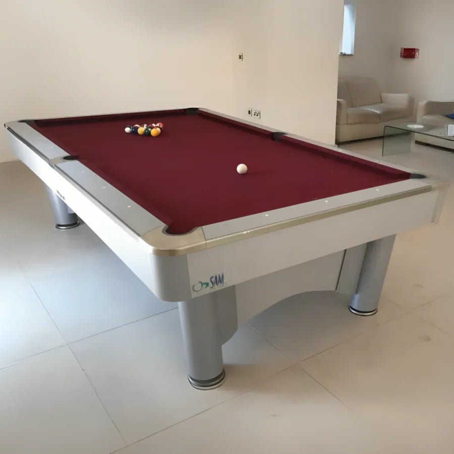 SAM K Steel II | Premium Pool Table | 8ft, 9ft - pool table - samleisure