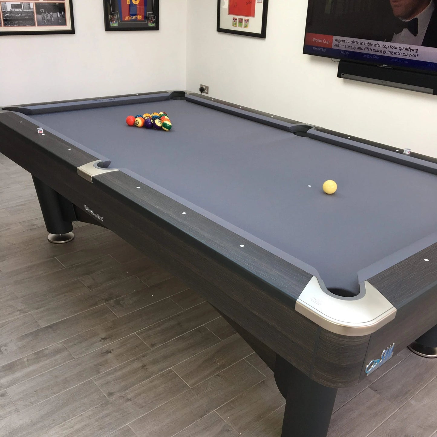 SAM K Steel II | Premium Pool Table | 8ft, 9ft - pool table - samleisure